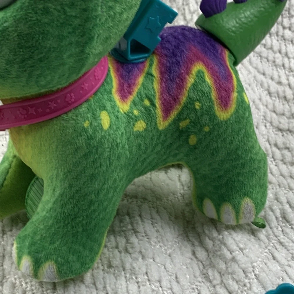 FurReal Walkalots Big Wags Dinosaur Green Interactive Pet‎ Toy Works Great